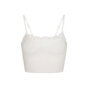 SKIMS FITS EVERYBODY LACE CROPPED CAMI LIMITED EDITION: MARBLE XS